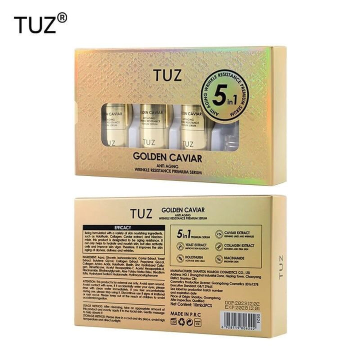 SERUM PREMIUM PARA LAS ARRUGAS PERSISTENTES 5 EN 1 3X10ML TUZ